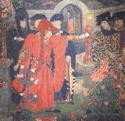 Plucking the Red and White Roses in the Old Temple Gardens Henry Arthur Payne